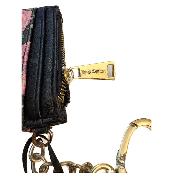Juicy Couture Unchain My Heart Credit Card Wallet in Moody Garden Black | NWT - Picture 2 of 12